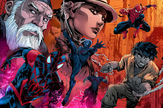 do comic book illustration
