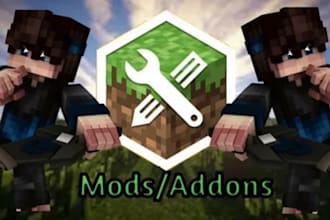 develop minecraft mods, java and bedrock addons and plugins
