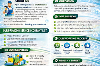 professional modern and eye catching brochures your business