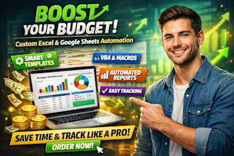 create a custom excel budget spreadsheet with vba and automation