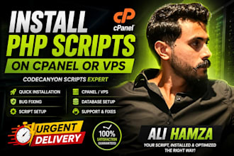quickly setup install PHP scripts and fix bugs on cpanel or vps