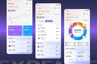 develop ai personal finance app, extense tracker app, fintech app, budgetting ap
