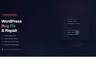fix wordpress bugs, errors, and CSS issues quickly