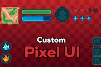make pixel art UI for your game