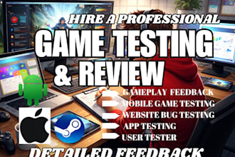beta testing gameplay game review, game tester game review video game 12 testers
