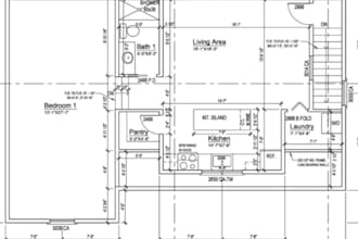 draw floor plan, house plan, blueprint and architectural drawings in autocad