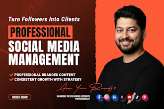 be your social media marketing manager and content creator