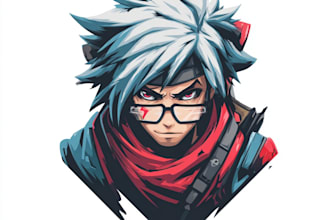 design logo designer anime, fantasy
