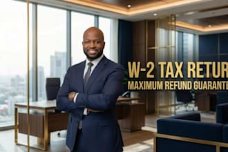 prepare your w2 tax return as a US CPA with audit protection