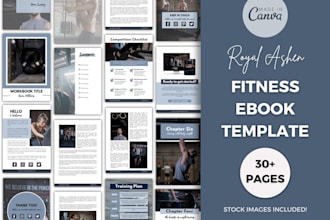 design canva ebook for self care, mindfulness, spiritual coaching, fitness guide