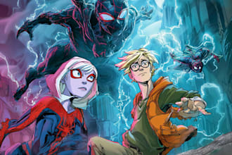 comic book illustration with comic book illustrator