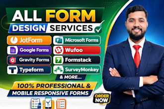 create jotform, google form, gravity form, typeform
