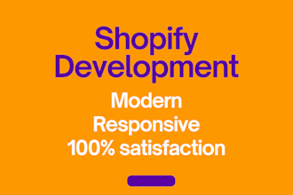 be your expert shopify developer