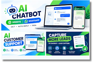 build an ai chatbot for your website or whatsapp