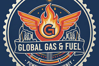 design a powerful gasoline logo for your brand