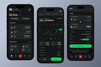 create crypto wallet, crypto exchange website and mobile app for you
