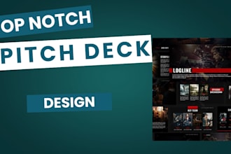create a professional investor ready pitch deck