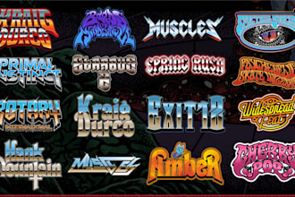 band logo stoner, rock, doom, heavy metal, sludge