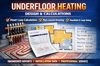 do underfloor heating load calculations