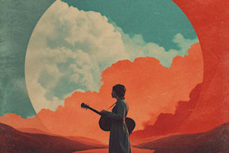 create a vintage album cover, music cover artwork