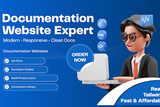 build a modern documentation website