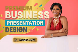 design a professional powerpoint presentation or investor pitch deck