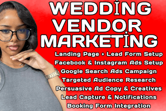 wedding vendor marketing wedding leads wedding venue leads wedding planner leads