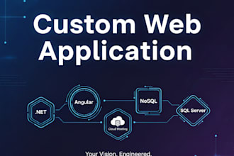 develop a secure custom web application with full lifecycle and cloud deployment