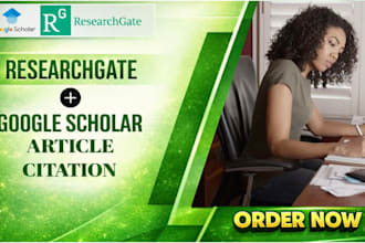 increase google scholar backdate current citation, journals using researchgate