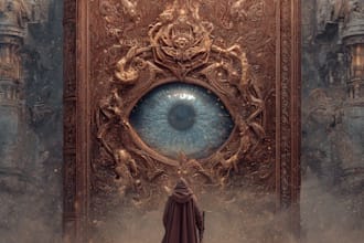 draw fantasy book cover art, book design, book illustration