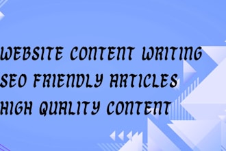 write SEO blog posts for affiliate websites