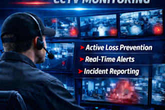 provide cctv remote monitoring video surveillance monitoring
