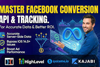 setup meta conversion API for wordpress, highlevel, kajabi, systeme io