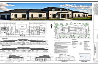 draft construction, renovation and remodeling floor plans for permit