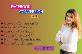 setup facebook pixel conversion API, GTM, meta pixel setup