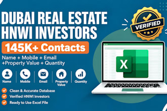 provide dubai real estate investors leads database