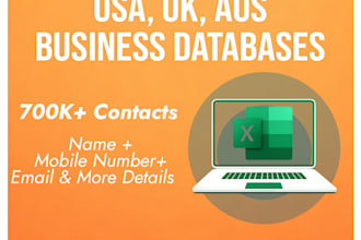 provide USA, UK, and australia businesses leads database