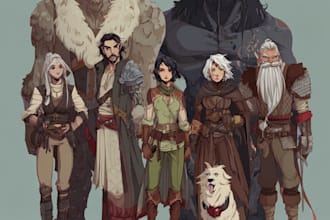 draw your dnd party