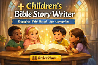 write engaging children bible stories for christian books and ministries