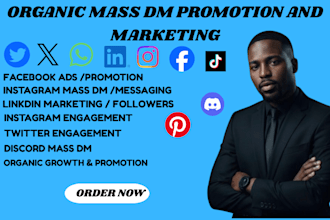 do instagram mass dm, facebook and linkedin outreach marketing