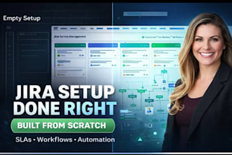 set up and configure jira service desk jira service management from scratch