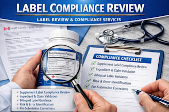 review supplement labels for health canada compliance