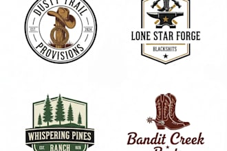 make or redesign cattle brand, western and ranch logo