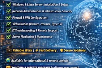secure and manage your server and network infrastructure professionally