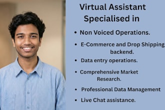 be your virtual assistant for e commerce backend support