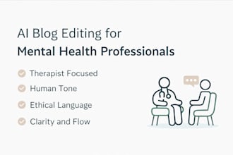 professionally fact check and humanize ai mental health blogs