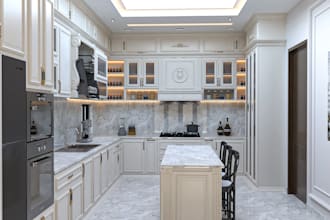 design and render kitchen and bathroom in 3d