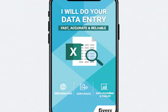 data entry, copy paste, web research