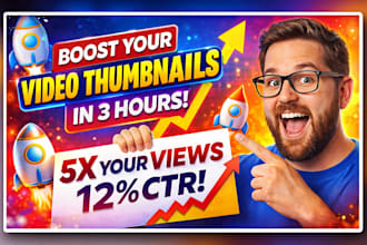 design eye catching, high detail thumbnails