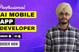 build ai mobile app, ai powered app, android and ios mobile app